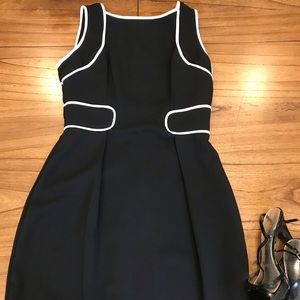 Black and white dress